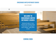 Tablet Screenshot of crossroadsumccolumbus.org